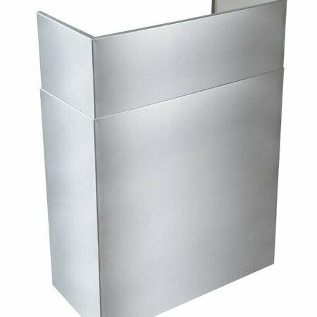 ALMO 24-in. to 45-in. Telescopic Flue Extension for Outdoor Hoods, Wall-Mountable, Stainless Steel AEEPD2445SS